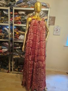 ADIRE BACKLESS GOWN